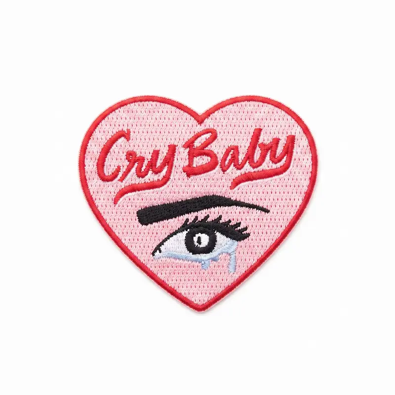 پچ گلدوزی قلب | Cry baby