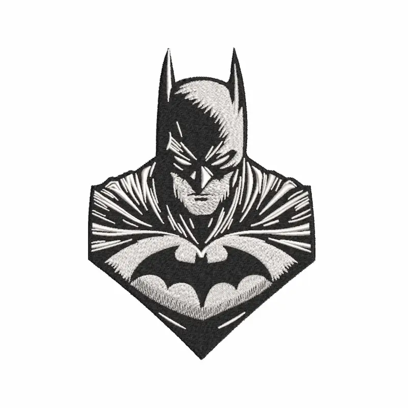پچ گلدوزی بتمن - Crosshatch Comic Bust