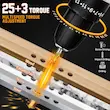 دریل پیچ گوشتی شارژی مجموعه 30 عددی
