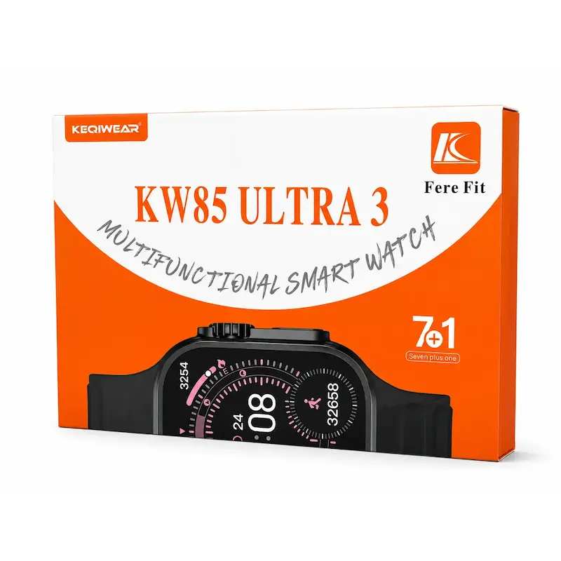 ساعت هوشمند KEQIWEAR مدل KW85 ultra3 هفت بند 