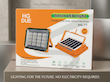  پروژکتور خورشیدی (Solar LED) HG DUE مدل HG-77 سایز بزرگ