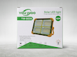 چراغ خورشیدی سولار + پاور بانک LED مدل YW-SE04 توان 100 وات