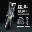 شیور شارژی ماشین اصلاح بدن Kemei 3208