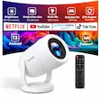 ویدئو پروژکتور Deevolt HY400 Smart Mini Projector Android 13
