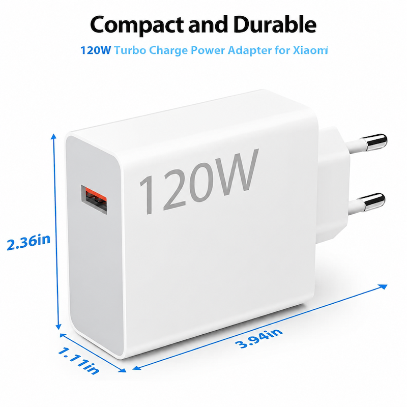 شارژر موبایل اورجینال شیائومی w 120 باکابل Xiaomi 120W Fast Charger
