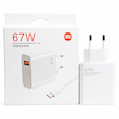 شارژر دیواری شیائومی مدل 67 وات به همراه کابل تبدیل USB-C