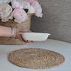 مرغ خوری خوری مستطیل دنی هوم طرح گل آبی / BA26