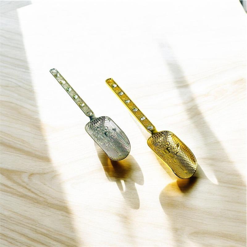 پیمانه قهوه و چای تک نگین در دو رنگ