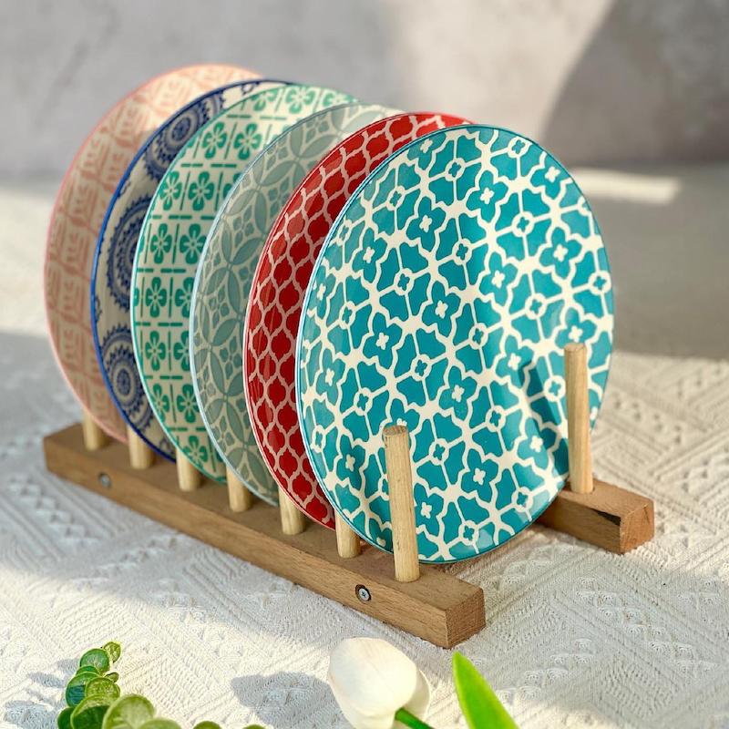 پیش دستی رنگی طرح دار دنی هوم / BA49