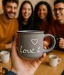 ماگ سرامیکی طرح دار LOVE IT 