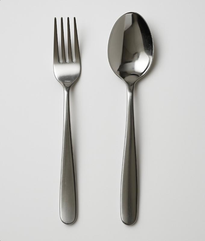 سرویس قاشق و چنگال استیل ساده یونیک (unique) 