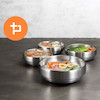 کاسه ‌دو جداره استیل سیلور یونیک پلاس / Unique plus 