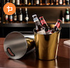 ظرف یخ استیل در دو رنگ 