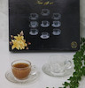 ست فنجان و نعلبکی چای خوری طرحدار 