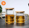 لیوان دمنوش درب چوبی