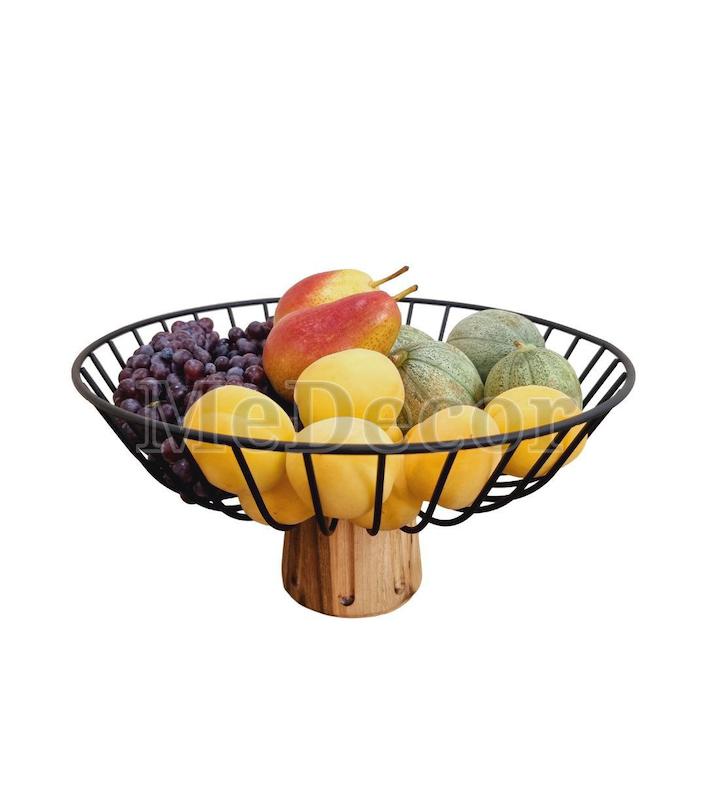 سبد پایه چوبی مرسا 