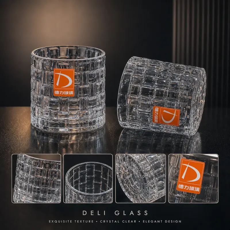 لیوان چرخشی 6 عددی طرحدار Deli