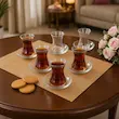 استکان کمرباریک ساده پاشاباغچه ترکی