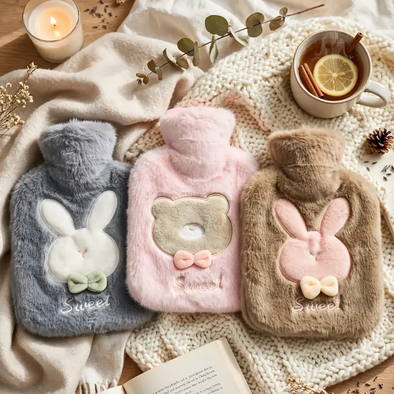 کیسه آب گرم پشمی طرح خرگوشی 