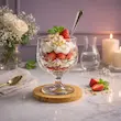 لیوان 6 عددی گرد طرحدار پایه دار ‌لبه طلایی DELI