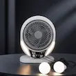پنکه رو میزی LED دار سایز بزرگ