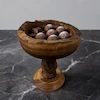 شکلات خوری لبه پوستی چوبی دست ساز