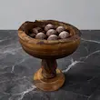 شکلات خوری لبه پوستی چوبی دست ساز
