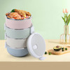 ظرف غدا چهار طبقه رنگی