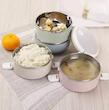 ظرف غدا چهار طبقه رنگی