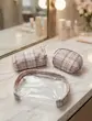 کیف لوازم آرایش سه عددی چهارخونه
