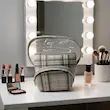 کیف لوازم آرایش سه عددی چهارخونه