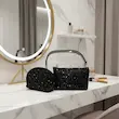 کیف لوازم آرایش سه تایی طرح ستاره 