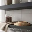 ست پنج تکه ظرف پذیرایی چوبی گرد 