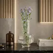 گلدان شیشه ای مدل کلاسیک بلند 