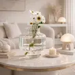 گلدان شیشه ای مدل کلاسیک کوتاه