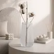 گلدان شیشه ای مدل دیاموند 