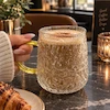 لیوان دسته عسلی برفی 