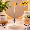 قاشق استیل سر کافی فانتزی 