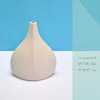 گلدان سرامیکی بادامی کوچک-SR17148