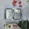 ظرف غذا بنتو 900 میل سه تیکه-bento