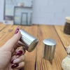 نمک و فلفل پاش 2 عددی استوانه استیل - شنگیا