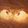 چراغ خواب کودک مدل سیلیکونی طرح خرگوش خوابیده