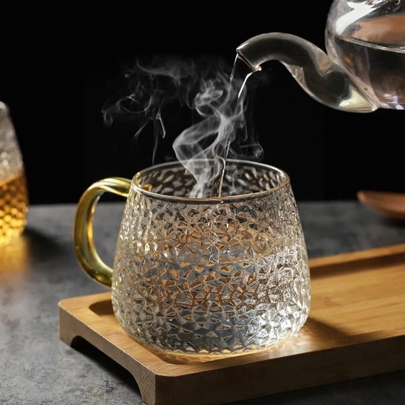 لیوان برفی دسته عسلی 