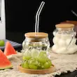 لیوان اسموتی حبابی/ pa97