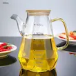 روغن ریز الماسی پیرکس دسته عسلی درب بامبو 