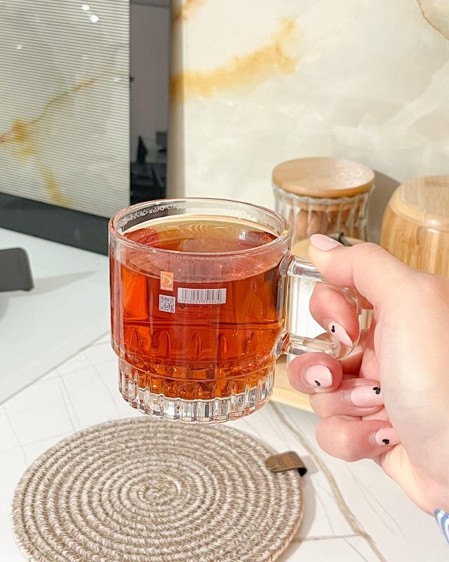 نیم لیوان دسته دار دلی گلس 290میل