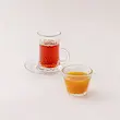 استکان چای خوری پیرکس کمر باریک الماسی / 63pa