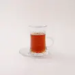 استکان چای خوری پیرکس کمر باریک الماسی / 63pa