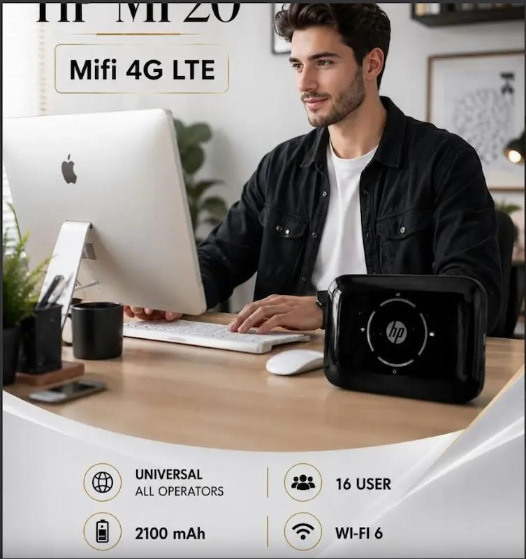 مودم جیبی 4G/LTE اچ پی مدل HP MF20