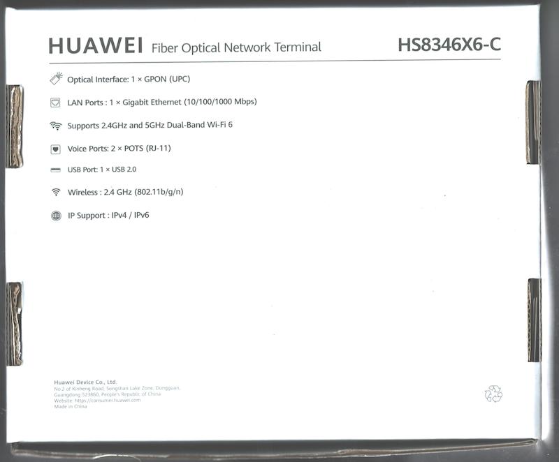 مودم فیبر نوری دوباند هوآوی HS8346X6-C (وای فای 6)